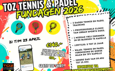 Tennis Padel en Fun in meivakantie